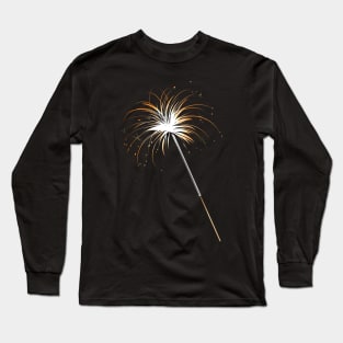 Sparkler For New Year's Eve Party Or Celebration 4th Of July Long Sleeve T-Shirt